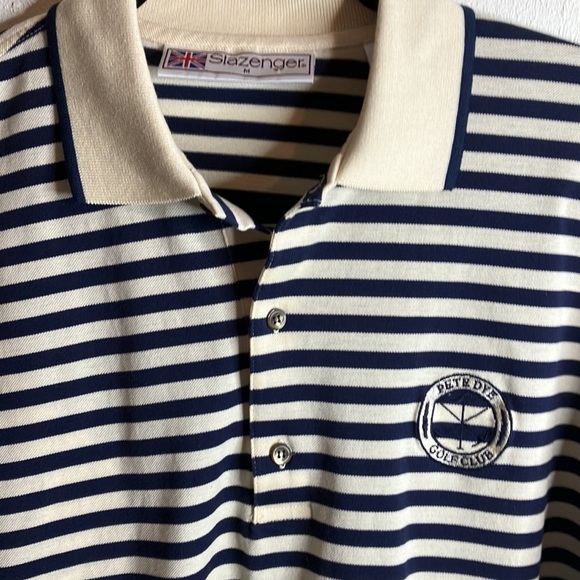 Slazenger Men’s Golf Shirt Size M Pete Dye - Picture 6 of 10